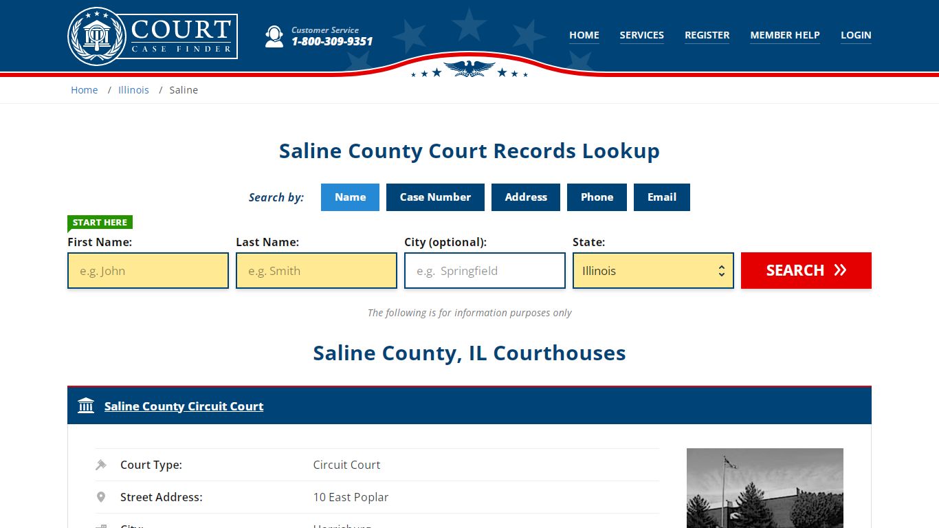 Saline County Court Records | IL Case Lookup